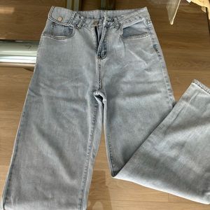 soft light blue jeans